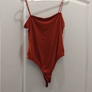 Burnt Orange Bodysuit.